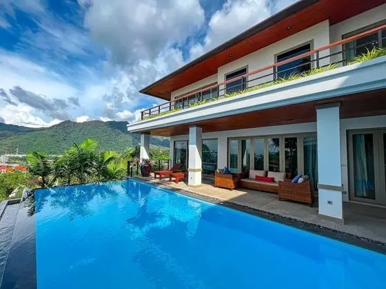 Deluxe Villa, 3 Yatak Odası, Kişiye Özel Havuzlu, Okyanus Manzaralı