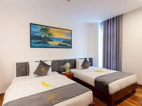 Deluxe Oda, 2 Çift Kişilik Yatak, Küvet, Şehir Manzaralı