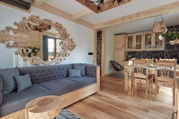 Deluxe Apart Daire, 1 En Büyük (King) Boy Yatak ve Çekyat, Balkon, Dağ Manzaralı