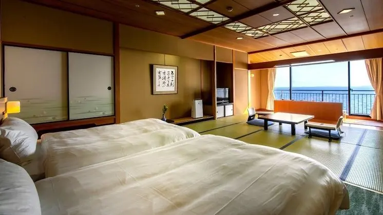 Premium Oda, 2 Yatak Odası, Sigara İçilmez, Okyanus Manzaralı (Japanese Style)