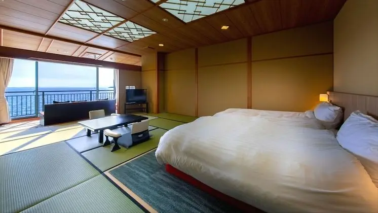 Premium Oda, 2 Yatak Odası, Sigara İçilmez, Okyanus Manzaralı (Japanese Style)
