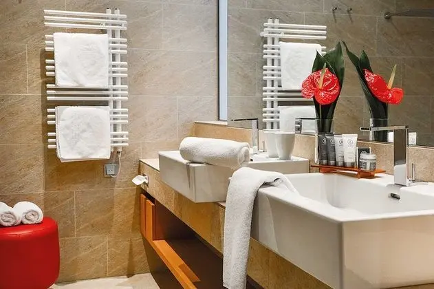 Panoramic Tek Büyük Yataklı Oda, Balkon (Deluxe incl. SPA entrance)