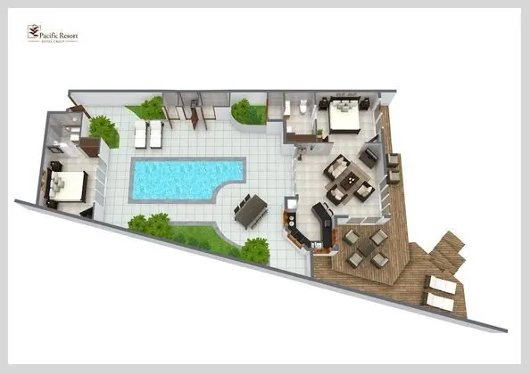 Villa, 2 Yatak Odası, Denize Sıfır (Ultimate)