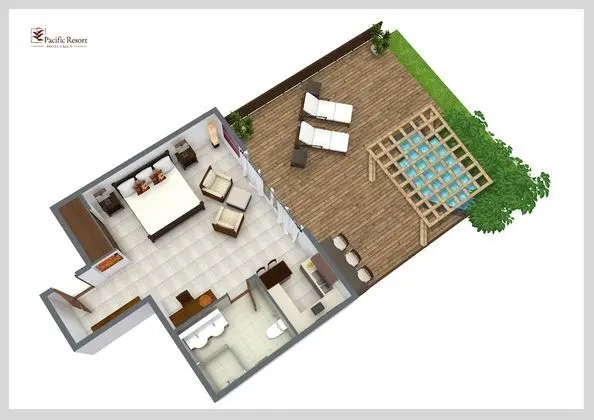Villa, Denize Sıfır (Suite)