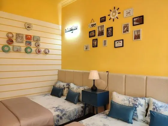 Family Dört Kişilik Oda, Balkon, Kısmi Deniz Manzarası