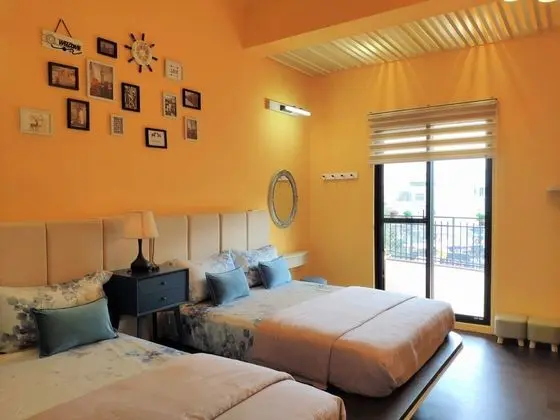 Family Dört Kişilik Oda, Balkon, Kısmi Deniz Manzarası