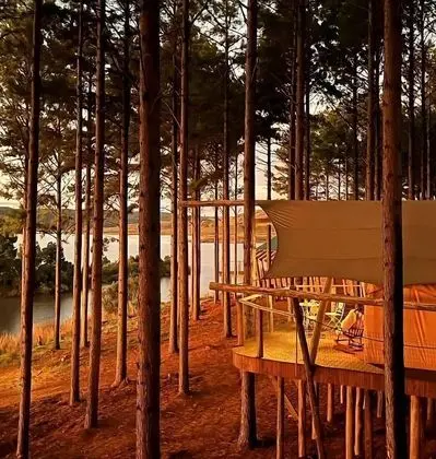 Romantic Kulübe, 1 Büyük (Queen) Boy Yatak, Göl Manzaralı