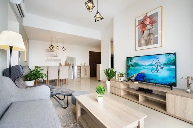 Apart Daire, 3 Yatak Odası (Free Swimming Pool & Gym)