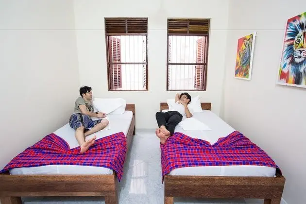 İki Ayrı Yataklı Oda, 2 Tek Kişilik Yatak, Ortak Banyo, Şehir Manzaralı