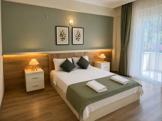 Standart Geniş Oda, Bahçe Manzaralı, Balkonlu