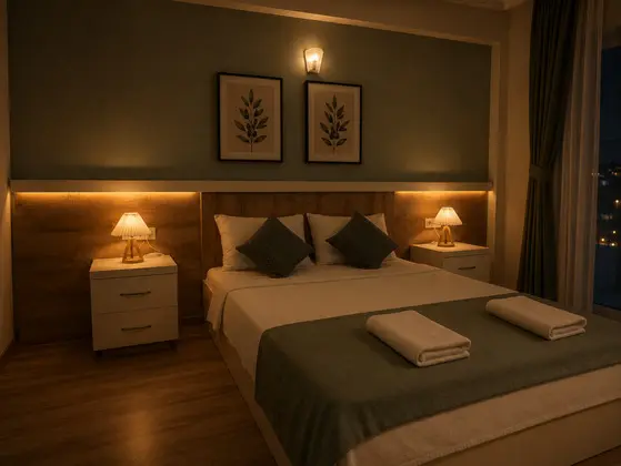 Standart Geniş Oda, Bahçe Manzaralı, Balkonlu