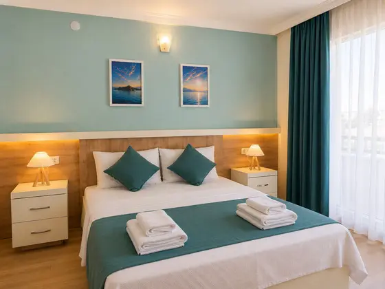 Standart Oda - Klimasız, Bahçe Manzaralı, Balkonlu