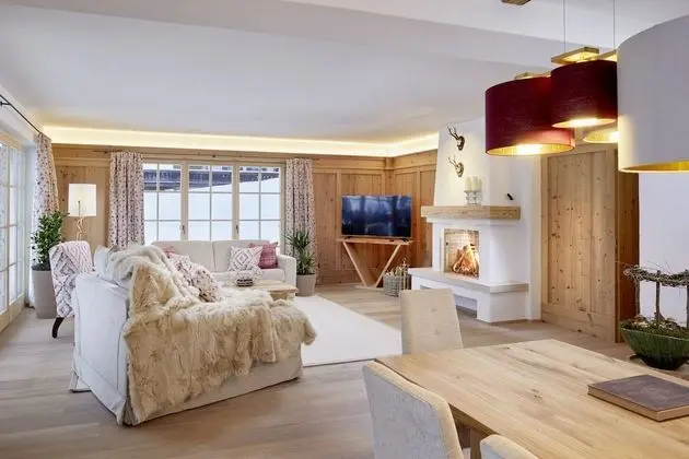 Superior Dağ Evi, 2 Yatak Odası, Bahçe Manzaralı, Bahçeli