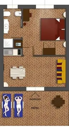 Deluxe Apart Daire, 1 Büyük (Queen) Boy Yatak ve Çekyat