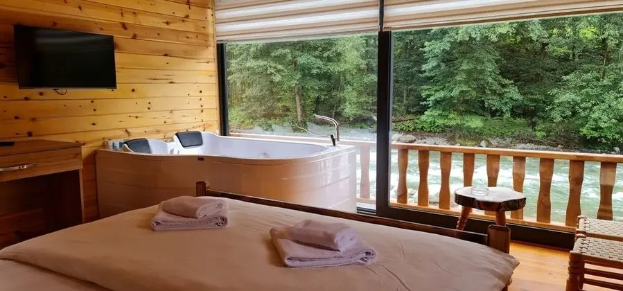 Luxury Bungalov, 1 Yatak Odası, Sigara İçilebilir, Nehir Manzaralı