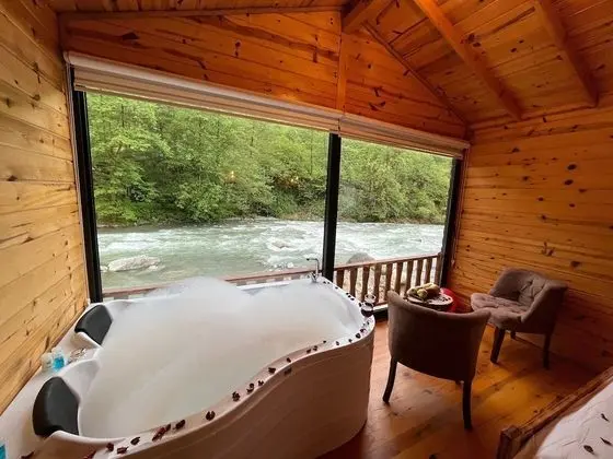 Luxury Bungalov, 1 Yatak Odası, Sigara İçilebilir, Nehir Manzaralı