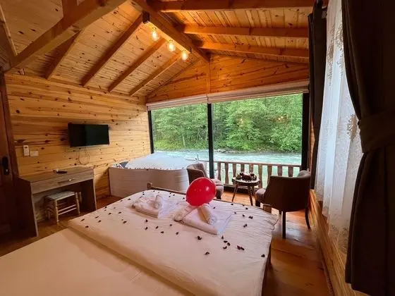 Luxury Bungalov, 1 Yatak Odası, Sigara İçilebilir, Nehir Manzaralı