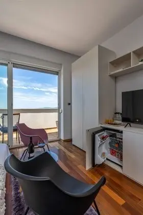 Panoramic Üç Kişilik Oda, 1 Yatak Odası, Balkon, Deniz Manzaralı