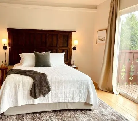 Comfort Oda, 1 Büyük (Queen) Boy Yatak, Şömine, Dağ Manzaralı