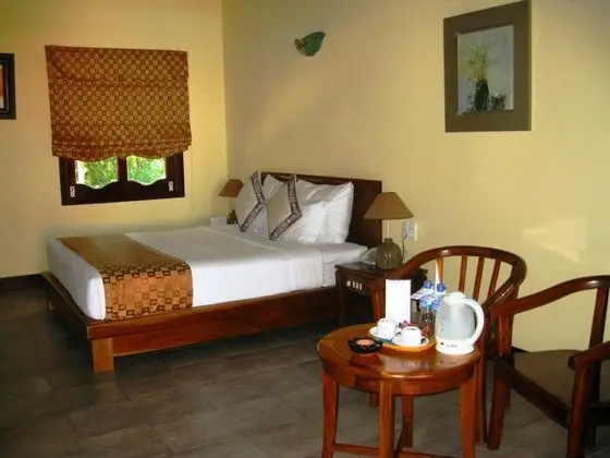 Deluxe Bungalov, 1 Çift Kişilik veya 2 Tek Kişilik Yatak, Bahçe Manzaralı