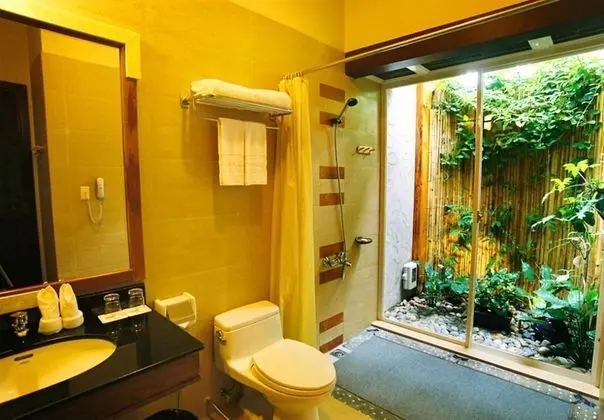 Deluxe Bungalov, 1 Çift Kişilik veya 2 Tek Kişilik Yatak, Bahçe Manzaralı