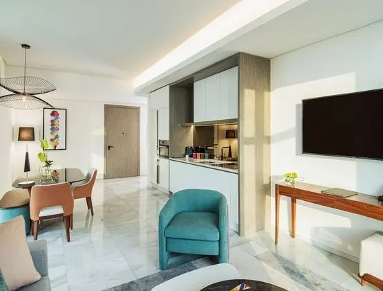 Süit, 1 Yatak Odası, Balkon, Deniz Manzaralı (Dining Kitchen, Palm Sea View)