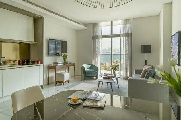 Süit, 1 Yatak Odası, Balkon, Deniz Manzaralı (Dining Kitchen, Palm Sea View)