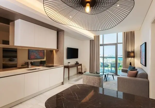 Süit, 1 Yatak Odası, Balkon, Deniz Manzaralı (Dining Kitchen, Palm Sea View)
