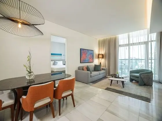 Süit, 1 Yatak Odası, Balkon, Deniz Manzaralı (Dining Kitchen, Palm Sea View)