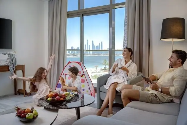 Süit, 1 Yatak Odası, Balkon, Deniz Manzaralı (Dining Kitchen, Palm Sea View)