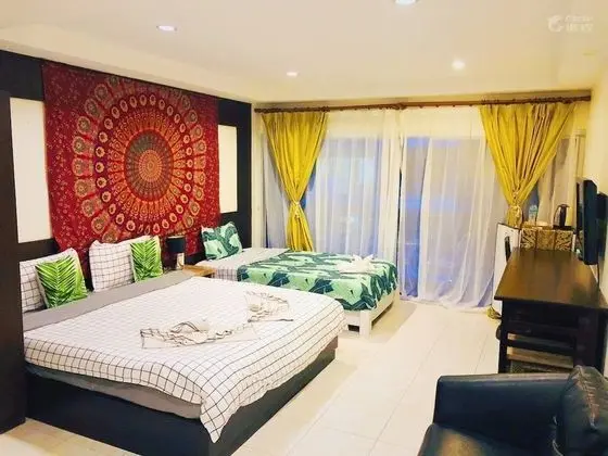 Deluxe Üç Kişilik Oda, 1 Yatak Odası, Sigara İçilmez, Banyolu/Duşlu