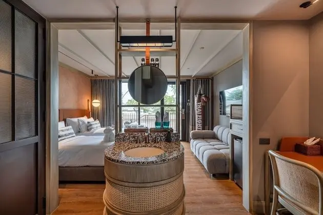 Deluxe Tek Büyük Yataklı Oda, 1 Yatak Odası, Küvet