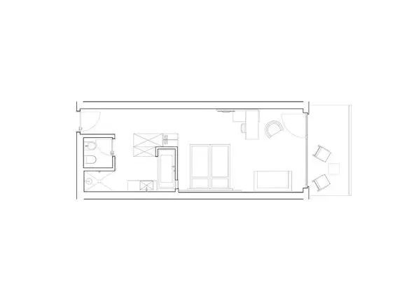 Standard Tek Büyük Yataklı Oda, Balkon, Havuz Manzaralı