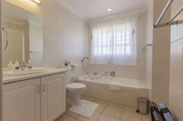 Twin bed room, sea and mountain views