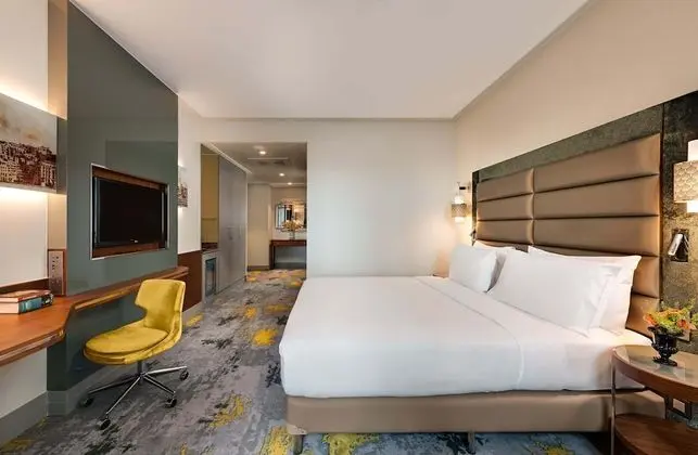 Deluxe Tek Büyük Yataklı Oda, 1 Çift Kişilik Yatak, Şehir Manzaralı