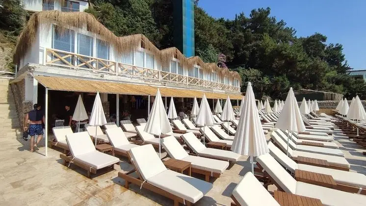 Premium Tek Büyük Yataklı Oda, 1 Büyük (Queen) Boy Yatak, Plaj Manzaralı