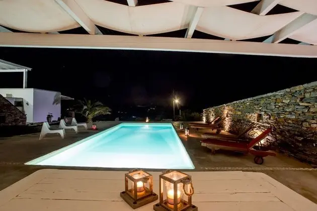 Villa, 6 Yatak Odası, Kişiye Özel Havuzlu, Deniz Manzaralı (Kea & Petra)