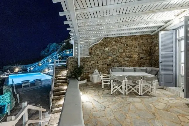 Luxury Villa, 4 Yatak Odası, Havuz Kullanımı, Deniz Manzaralı (Villa Thelgo 1)