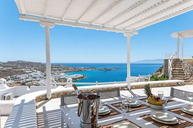 Luxury Villa, 4 Yatak Odası, Havuz Kullanımı, Deniz Manzaralı (Villa Thelgo 3)