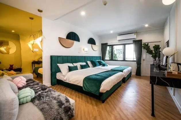 Deluxe Dört Kişilik Oda, Teras