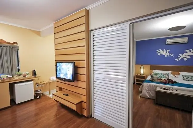 Quarto superluxo, Vista para o jardim - Incluso acesso ao Parque Aquático Hot Beach Olímpia