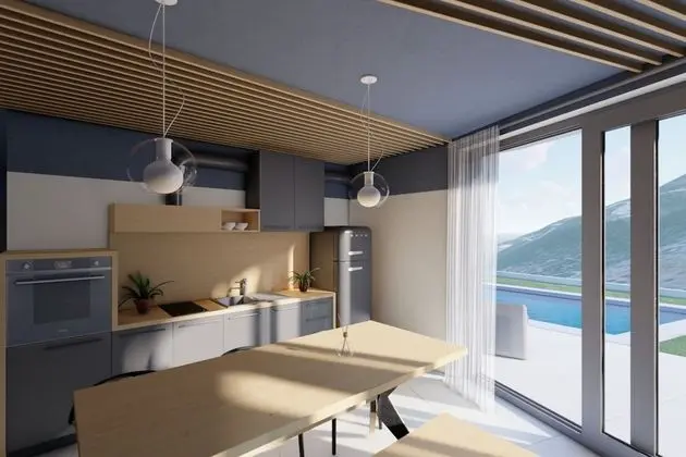 Family Ev, Birden Çok Yatak, Bahçeli (Villa Theros II Lefkada)