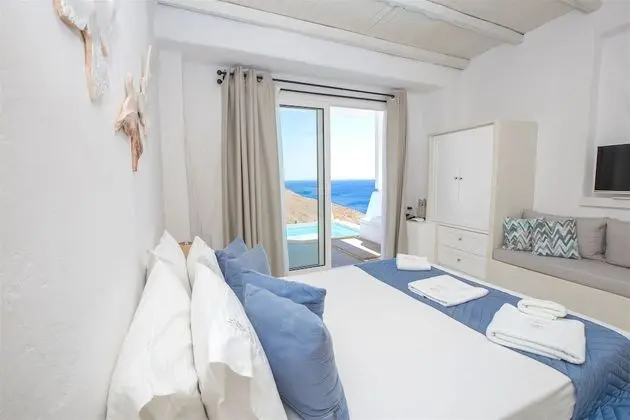 Honeymoon Süit, 1 Yatak Odası, Kişiye Özel Havuzlu, Deniz Manzaralı (Egeo)