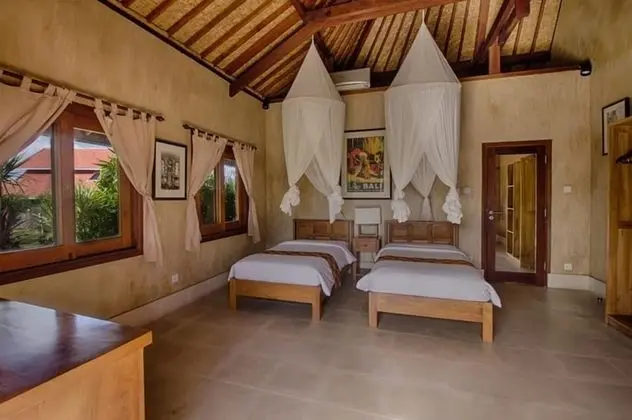 Deluxe Bungalov, 2 Tek Kişilik Yatak, Teras, Havuz Manzaralı
