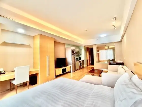 Executive Apart Daire, 1 Büyük (Queen) Boy Yatak, Bahçe Manzaralı