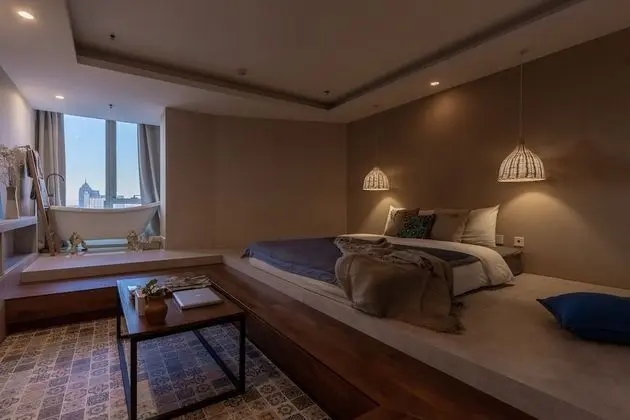 Premier Apart Daire, 1 Büyük (Queen) Boy Yatak, Küvet, Şehir Manzaralı