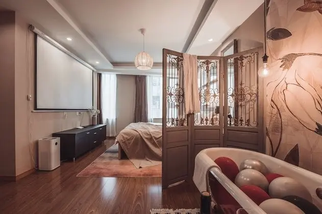 Premier Apart Daire, 1 Büyük (Queen) Boy Yatak, Küvet, Şehir Manzaralı