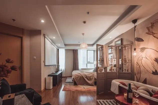 Premier Apart Daire, 1 Büyük (Queen) Boy Yatak, Küvet, Şehir Manzaralı