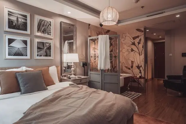 Premier Apart Daire, 1 Büyük (Queen) Boy Yatak, Küvet, Şehir Manzaralı