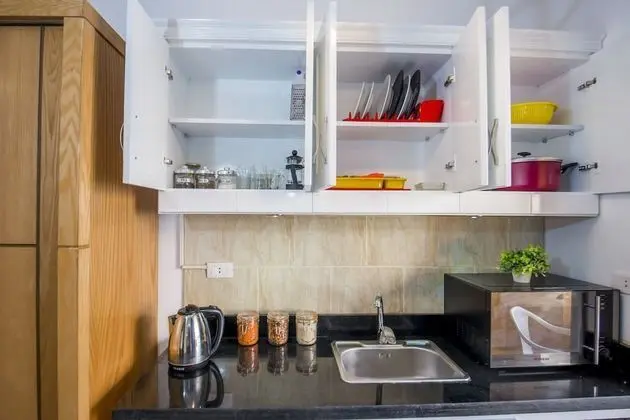 Pool View, Balcony, Kitchenette, Washing Machine | Tiba Resort E4